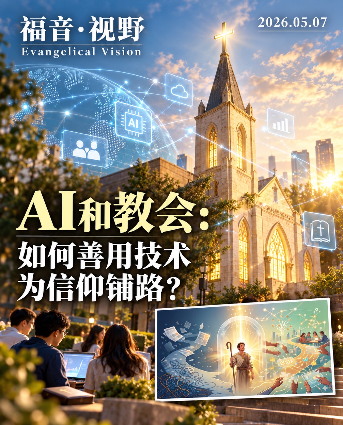 AI和教会｜如何善用技术 为信仰铺路？