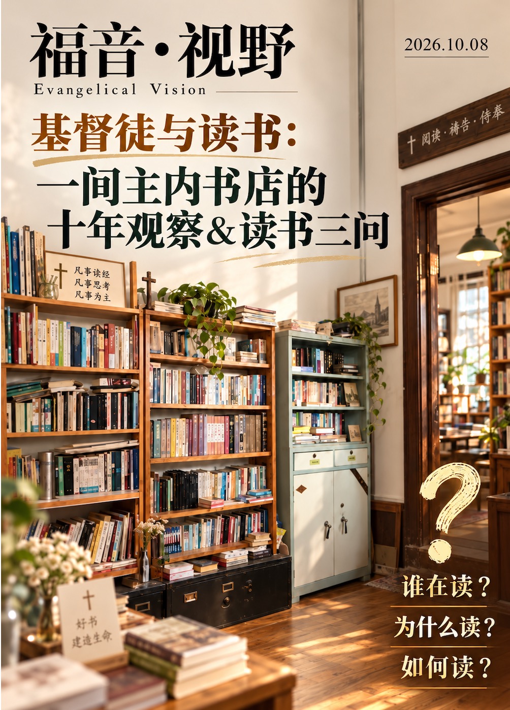 一间主内书店的十年观察&读书三问